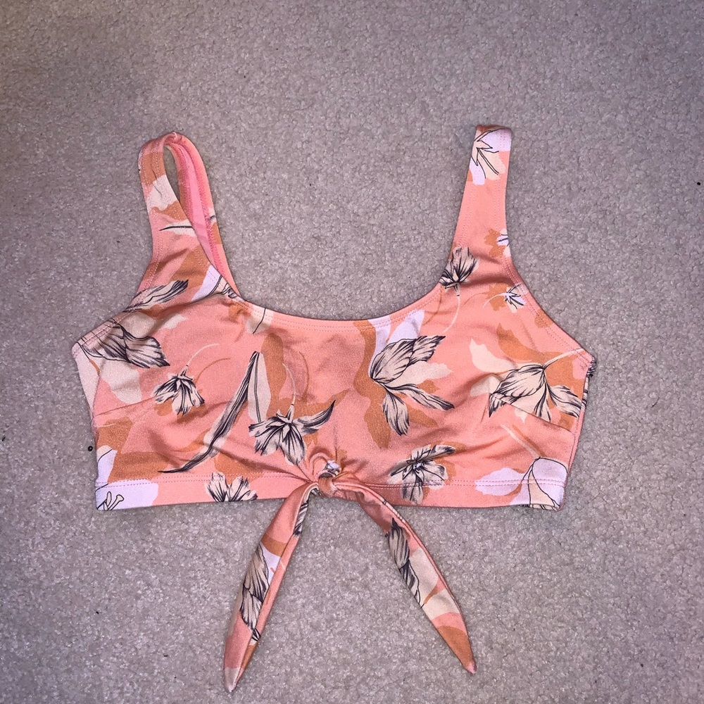 ASOS bikini floral print top